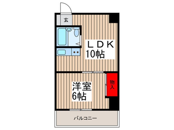 第７メゾンクレ－ル春日部の物件間取画像